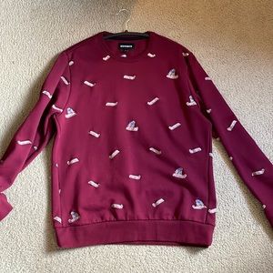 Bonobos fleece crew sweatshirt